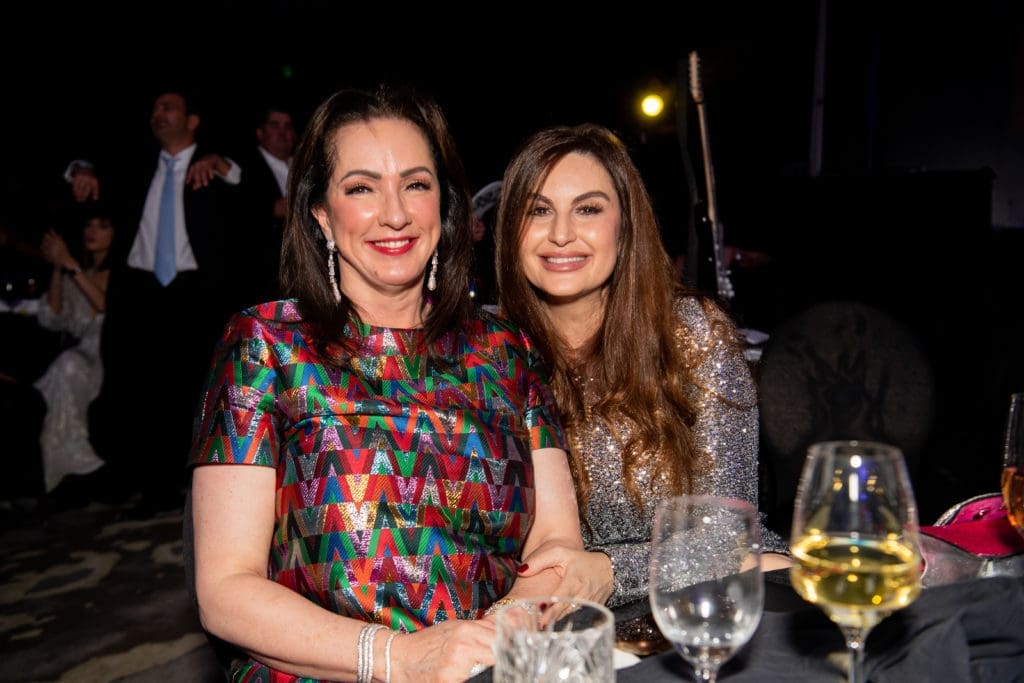 Alicia Smith, Brigitte Kalai at Houston Children's Charity 25th Anniversary Gala.  (Photo by Michelle Watson)