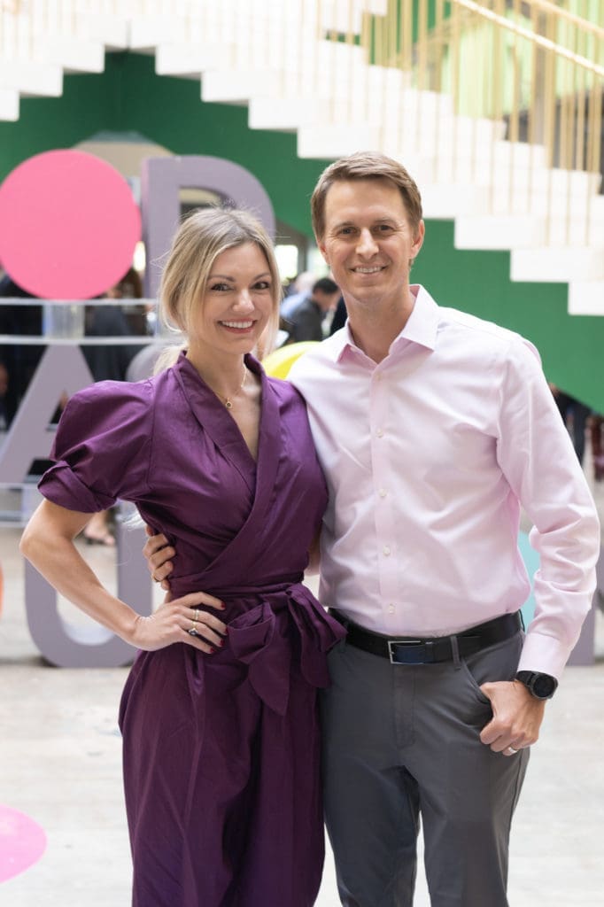 Masha & Mike Lyons at Good Reason Houston's 'Be the Reason' cocktail fundraiser. 