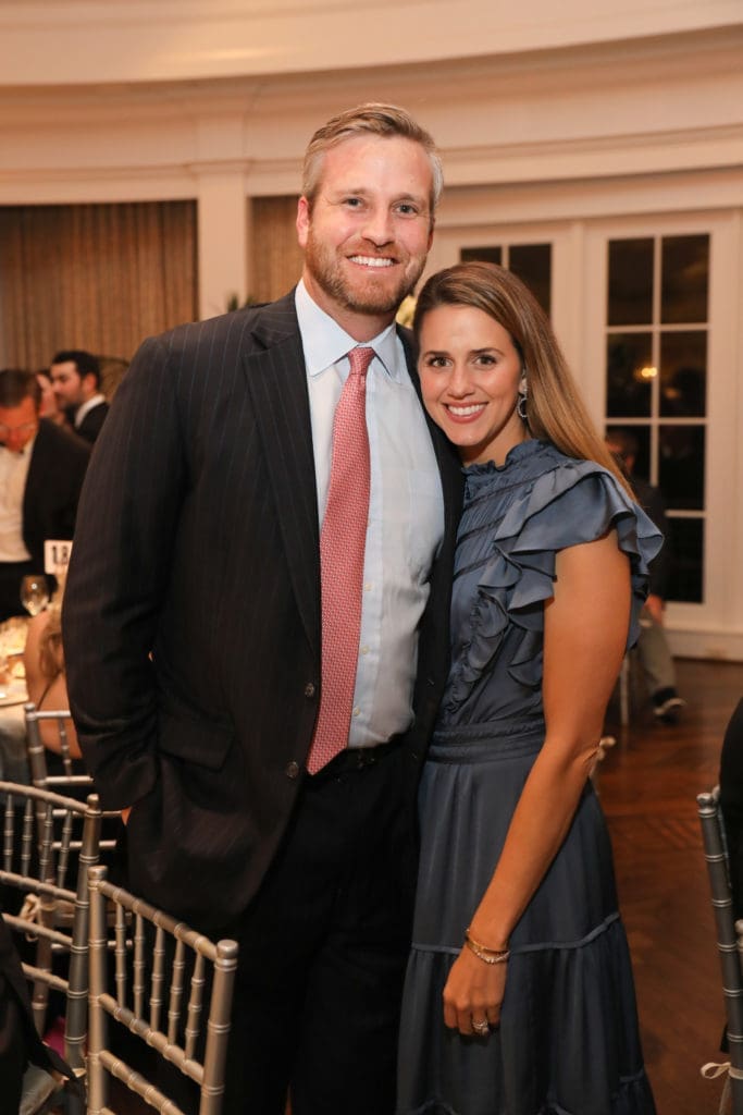 Matthew & Caroline Reckling at 'An Evening in Rice's Honour.' (Photo by Priscilla Dickson)