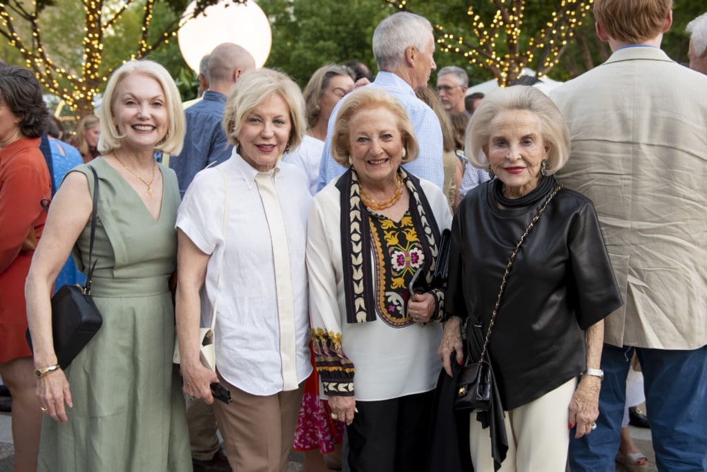 Nancy Robertson, Nelda Cain Pickens, Margot Perot, Nancy Dedman  (Photo by Tamytha Cameron and Nate Rehlander )