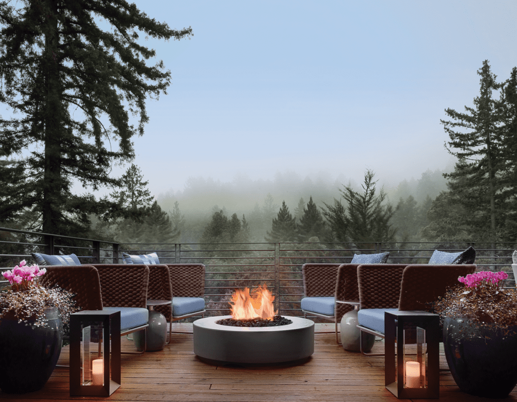 Each Canyon Ranch spa, including this one in Woodside, California, plays off the surrounding environment.
