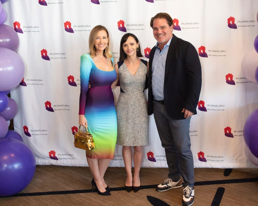Stephanie Hollman, Christina Ricci, Travis Hollman (Photo by Tamytha Cameron, Celeste Cass)