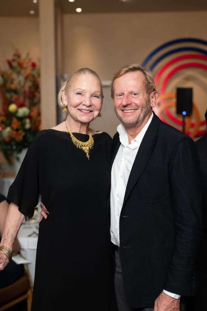 Sylvia & Mark Russell at the 'Honoring Texas Victims' dinner at Tony's  (Photo by Daniel Ortiz)