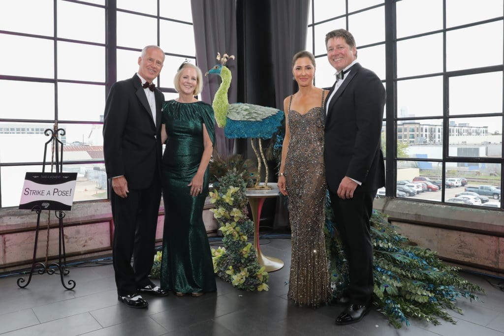 TUTS 'Lights Up' gala chairs Sig & Patricia Cornelius and Dolores Cavatore & John Tobola at The Astorian (Photo by Priscilla Dickson)