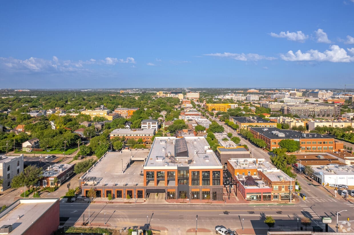 An aerial view of The 701, Southside's newest development shows its scope. (Courtesy of Dodson Commercial Real Estate)