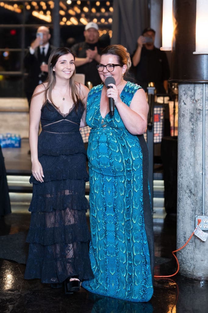 Victoria Delagrange, Diane Roederer at the La Nuit du Caviar held at The Astorian.