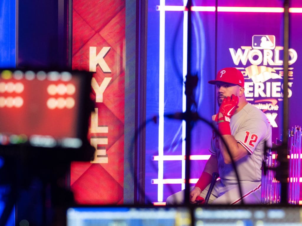 The World Series brings a big stage for everyone on the Phillies and Astros. (Photo by F. Carter Smith)