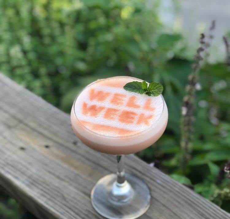 This Zero Proof Cocktail from Sarah Troxell is part of Well Week. (Courtesy I'll Have What She's Having)
