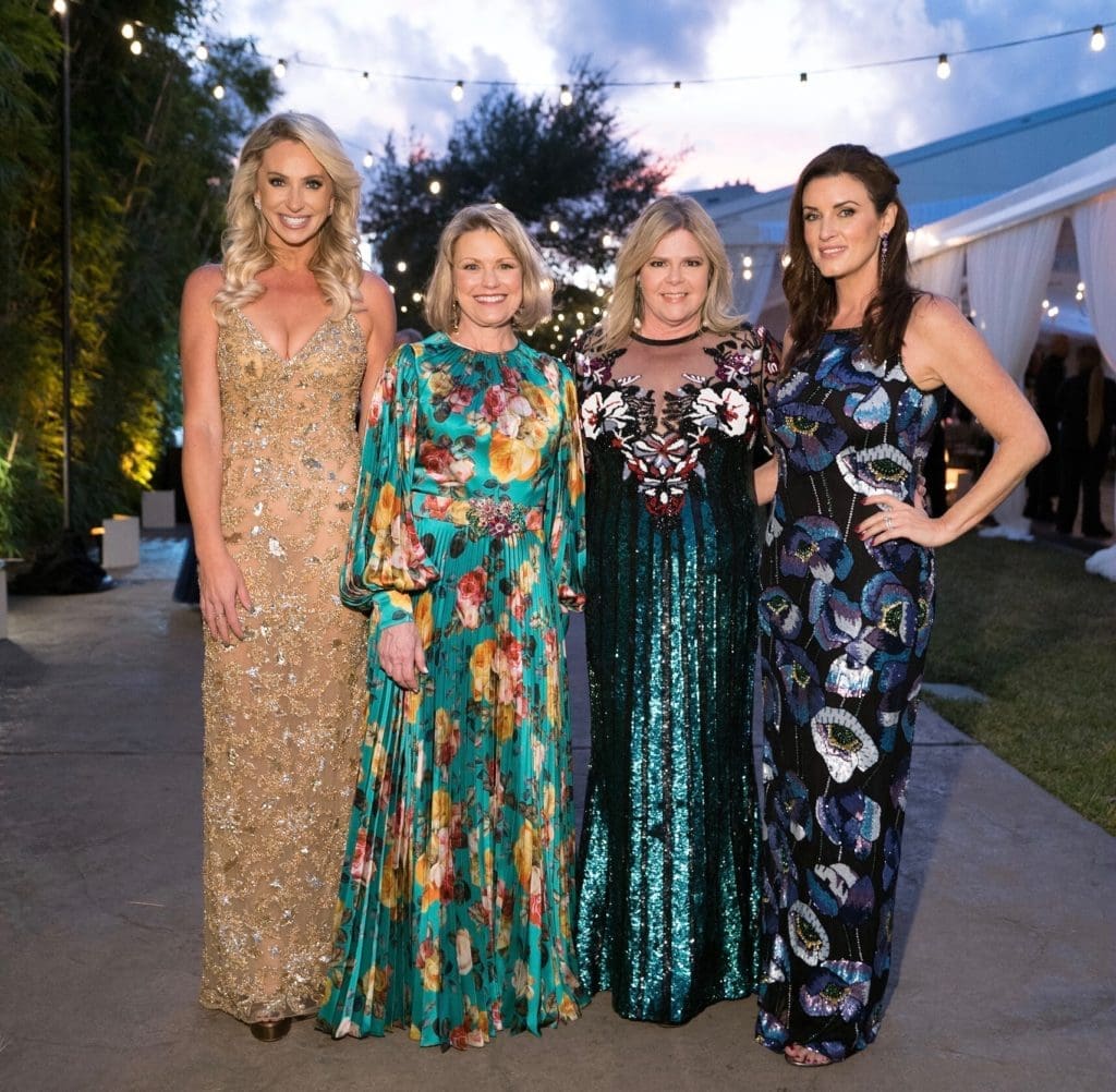 Zoo Ball after-party chair Chita Craft, gala chairs Kelley Lubanko and Kelli Weinzierl, and auction chair Jordan Seff. (Photo by Daniel Ortiz)