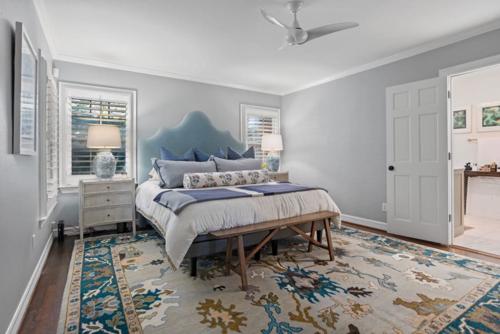Main floor primary with its amazing ensuite.