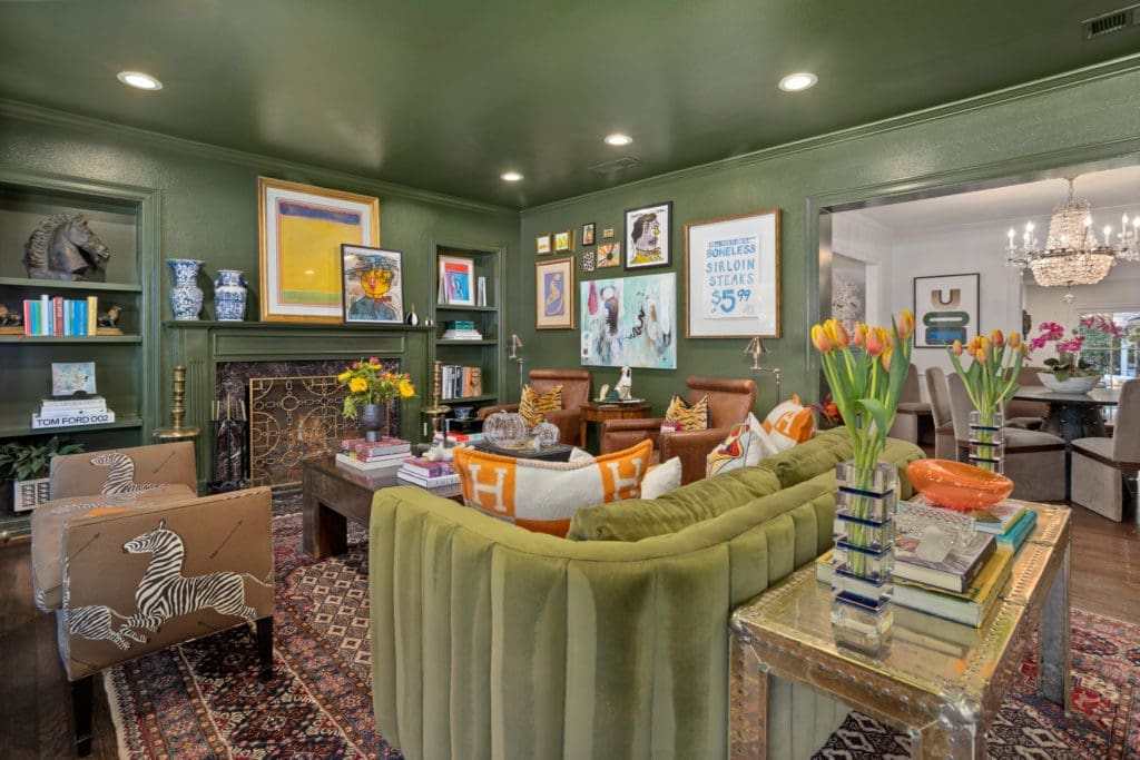 Unbeatable flow with sightlines leading all the way through to the covered patio and pool.