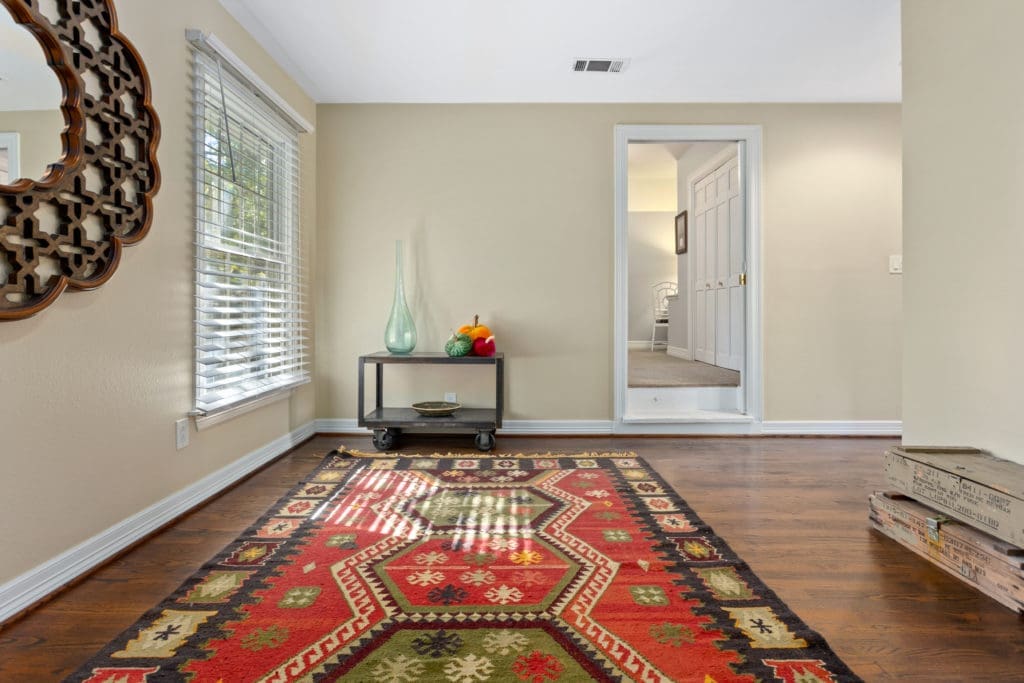 Versatile upstairs living space at 104 Crestwood.
