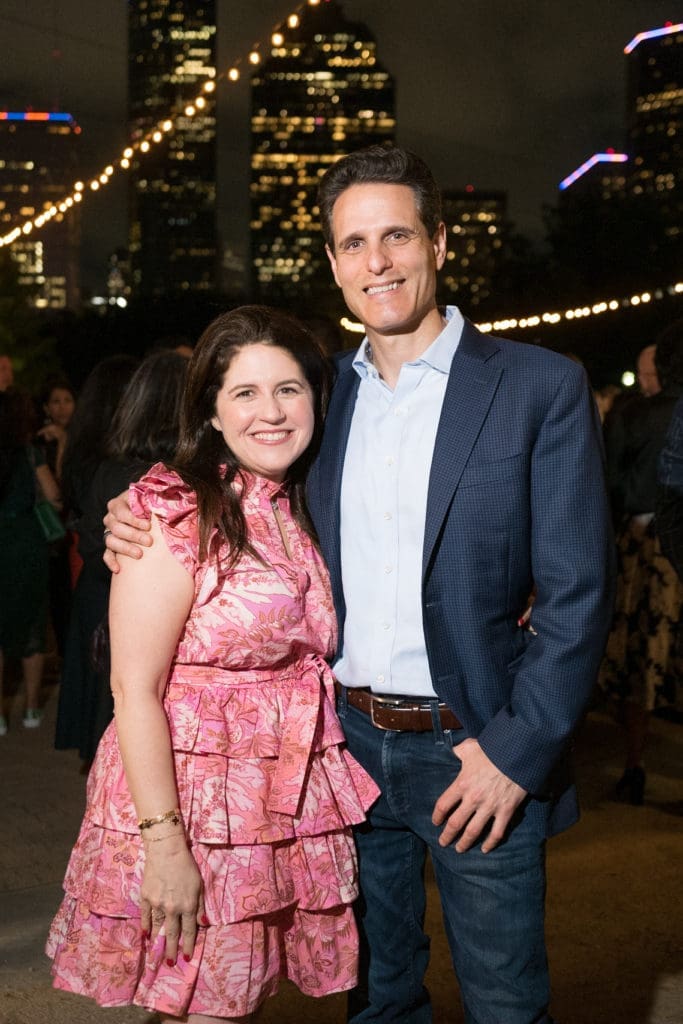 Lisa Helfman & Lee Haverman at the Buffalo Bayou Partnership gala. (Photo by Daniel Ortiz)