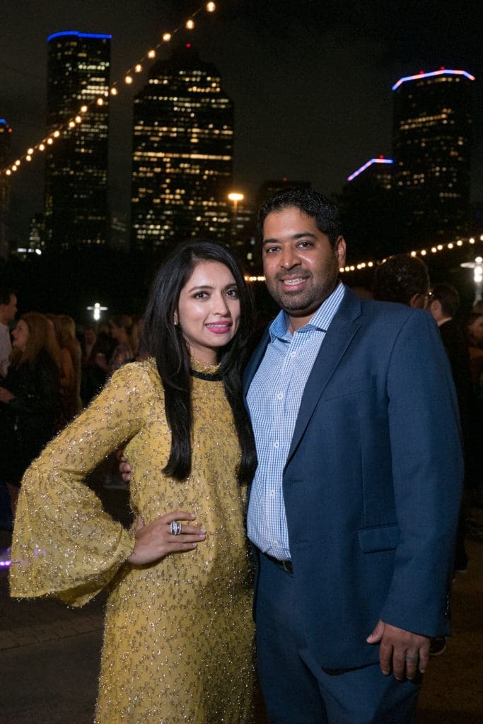 Payal & Manny Chana at the Buffalo Bayou Partnership gala. (Photo by Daniel Ortiz)