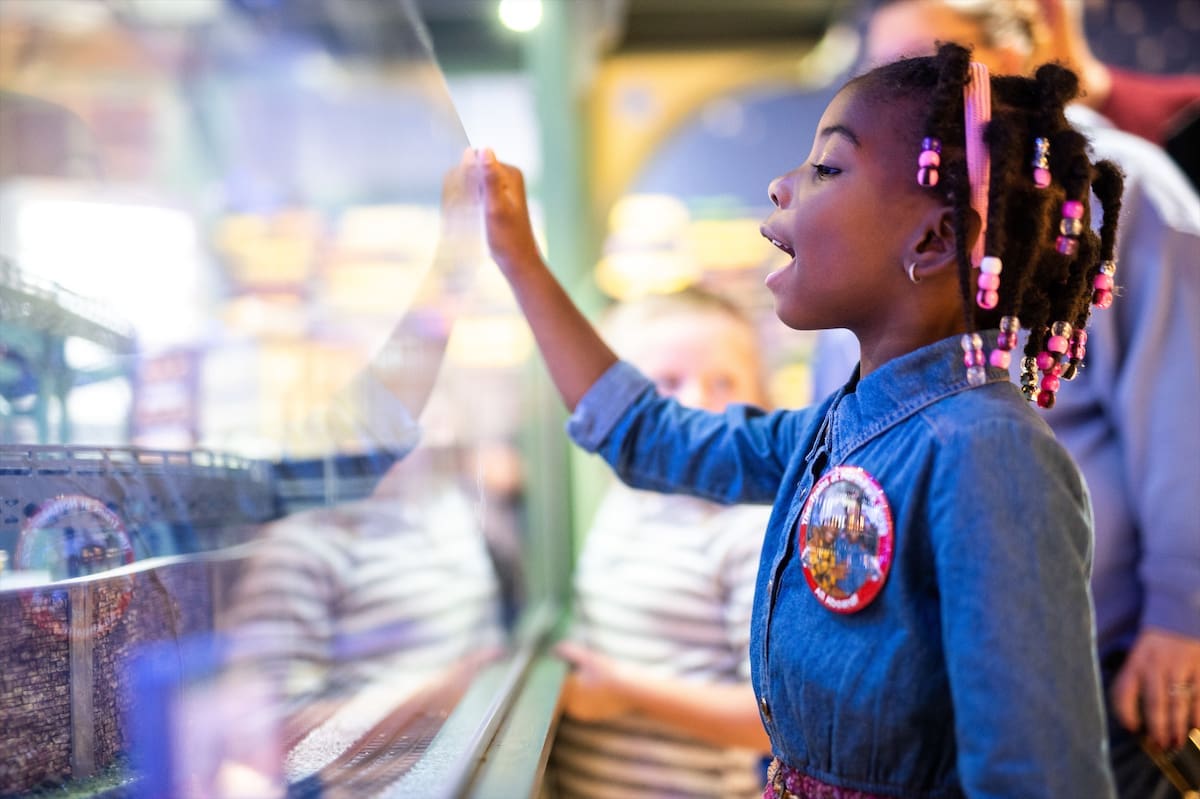 24. Trains at NorthPark – girl watching – Bret Redman