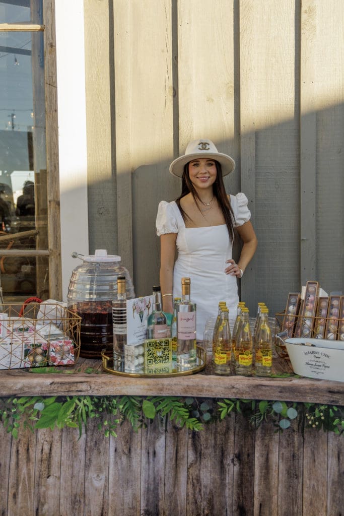 My Drink Bomb's Peyton Foster at The Halles Sip & Shop (Photo by Jordan Geibel)