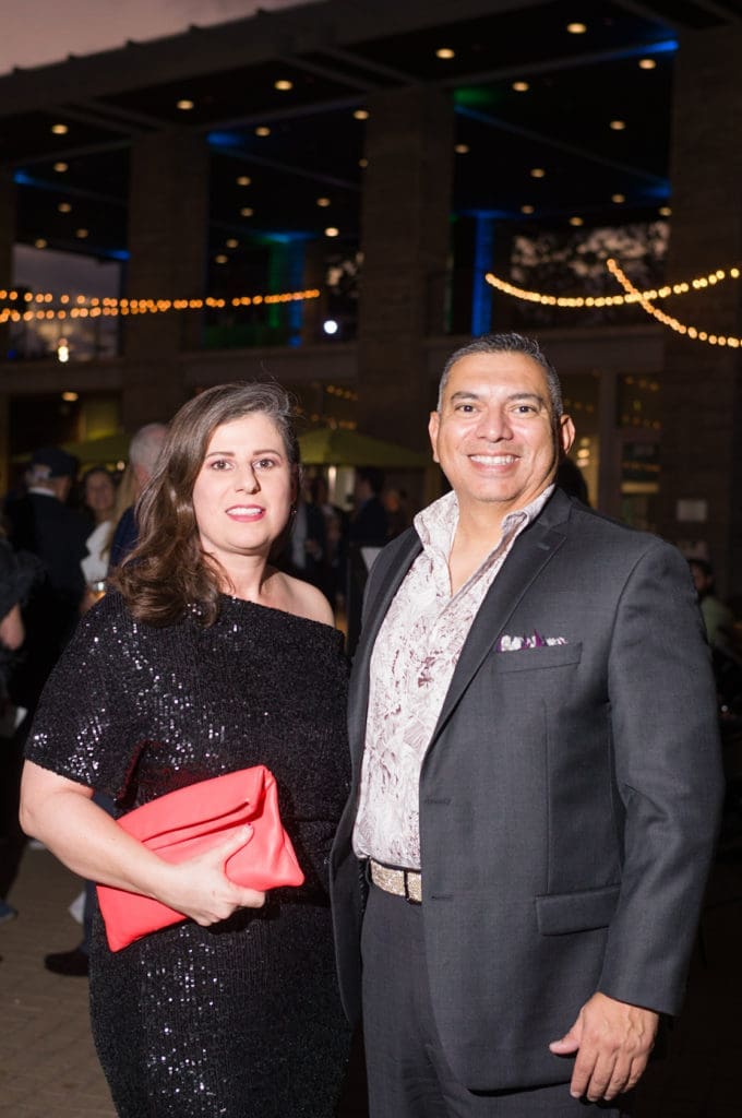 Vanessa McCrea & Roy Lira at the Buffalo Bayou Partnership gala. (Photo by Daniel Ortiz)