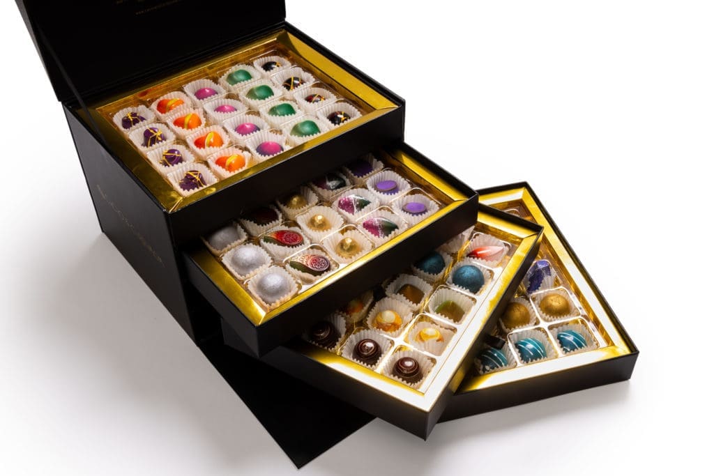 The ultimate box of chocolates (exotic) from Cacao & Cardamom