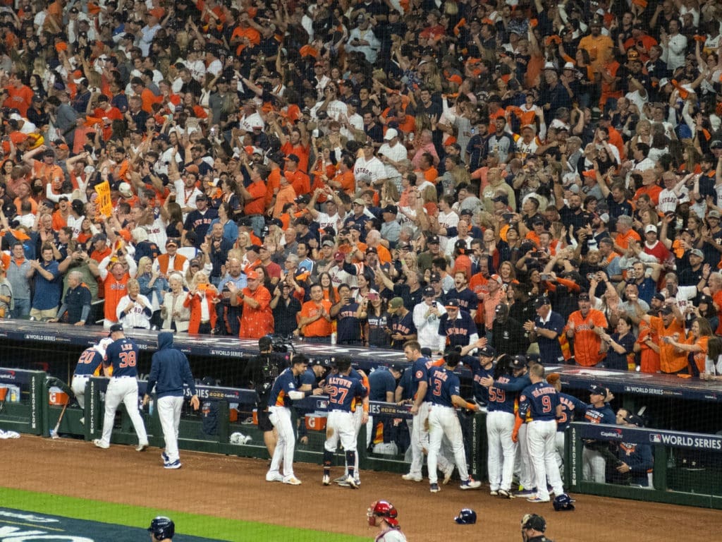 An entire stadium never wanted to leave on a championship night in Houston.
