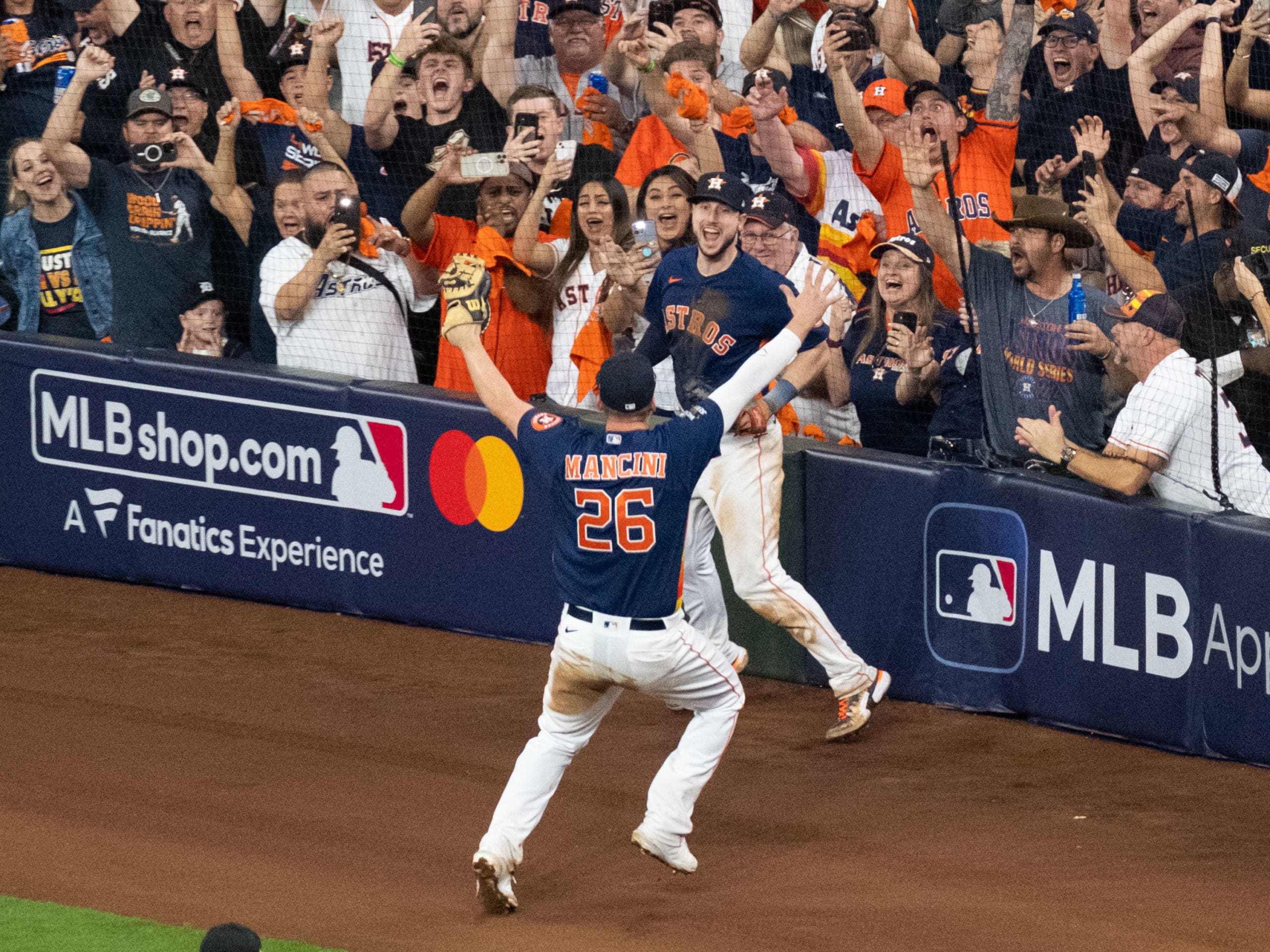 Yordan Alvarez hits a 3-run home run in the sixth inning as The Houston Astros and Philadelphia Phillies met for Game Six of the World Series Saturday at Minute Maid Park
