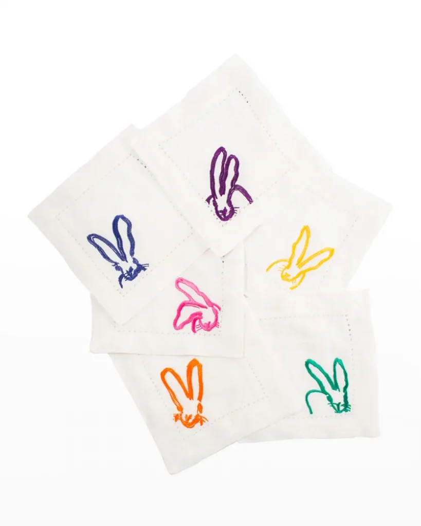 /hunt Slonem cocktail napkins from Neiman Marcus. (Photo: Neiman Marcus)