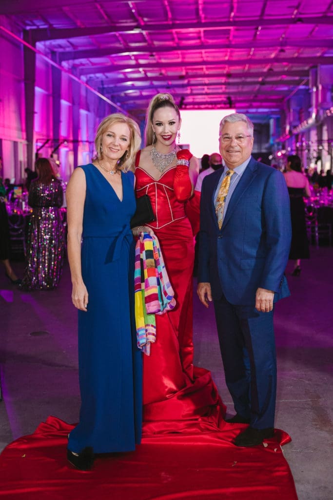 Debbie Greenbaum, Cara McGarrah, Hance Myers at the Houston Arts Alliance Add on Art Gala (Photo by Johnny Than)