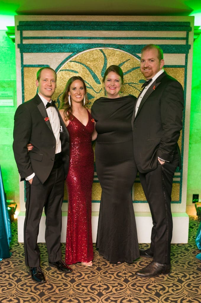 Devin & Lindsey Sauer, Beverly & Steven Westbrook at the Storybook Gala (Photo by Daniel Ortiz)