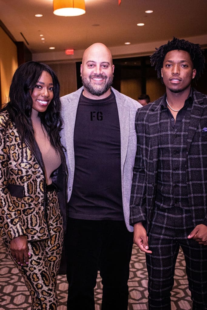 Felicia Rafael, Gerard Stone, guest at Una Notte in Italia (Photo by Steven Traylor)