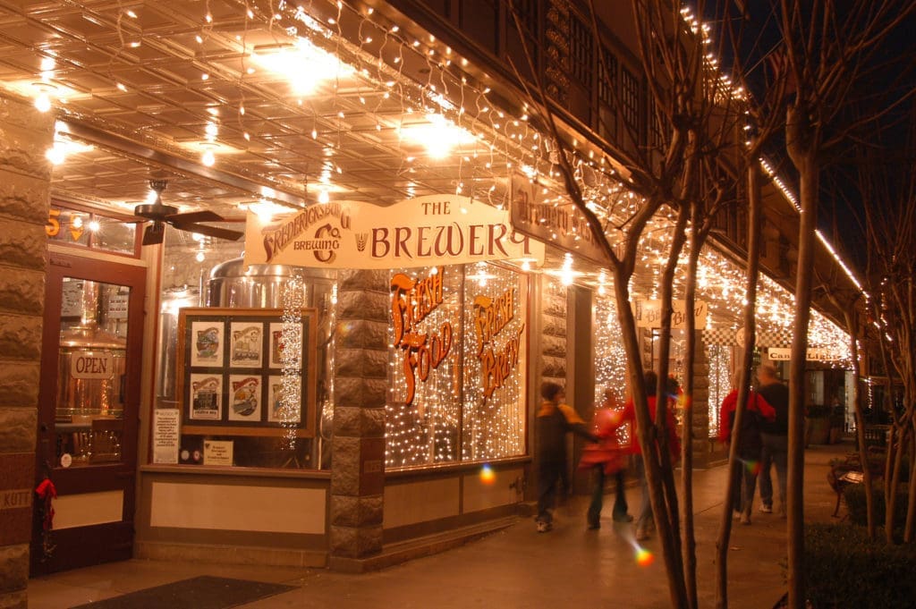 Local breweries and restaurants decorate for the holiday season.