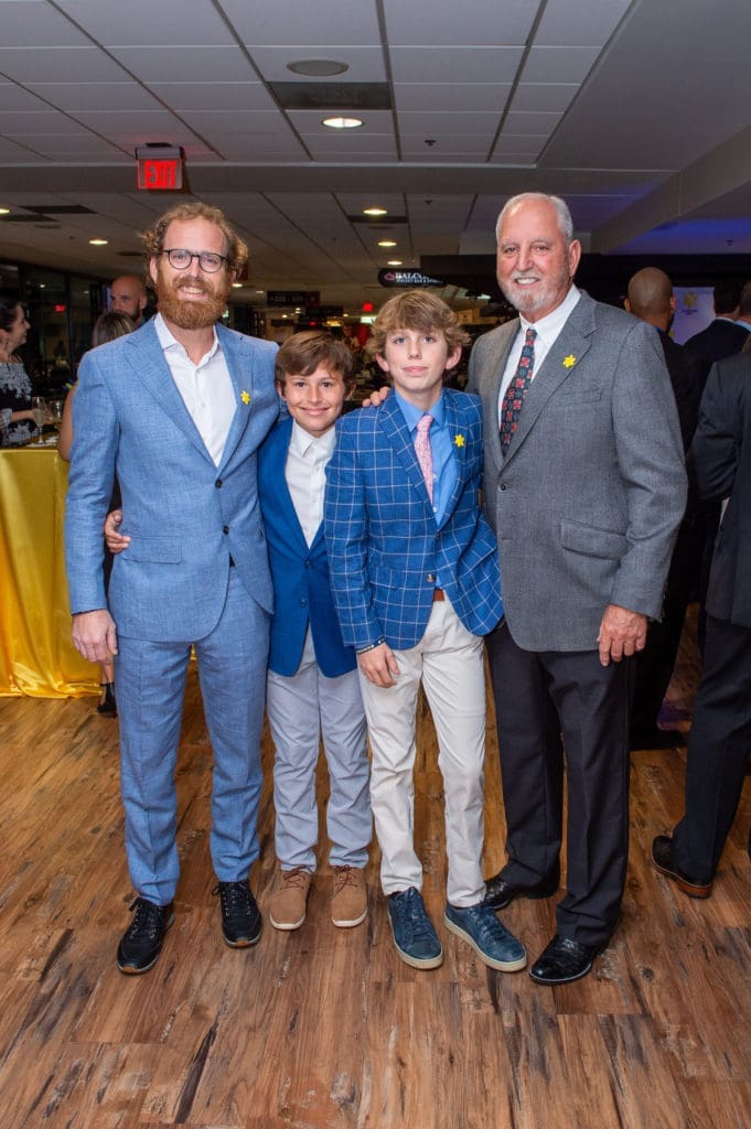 Garett Gordy, Rio Gordy, Russell Gordy,  at the Sunshine Kids 40th anniversary celebration (Photo by Jacob Power)