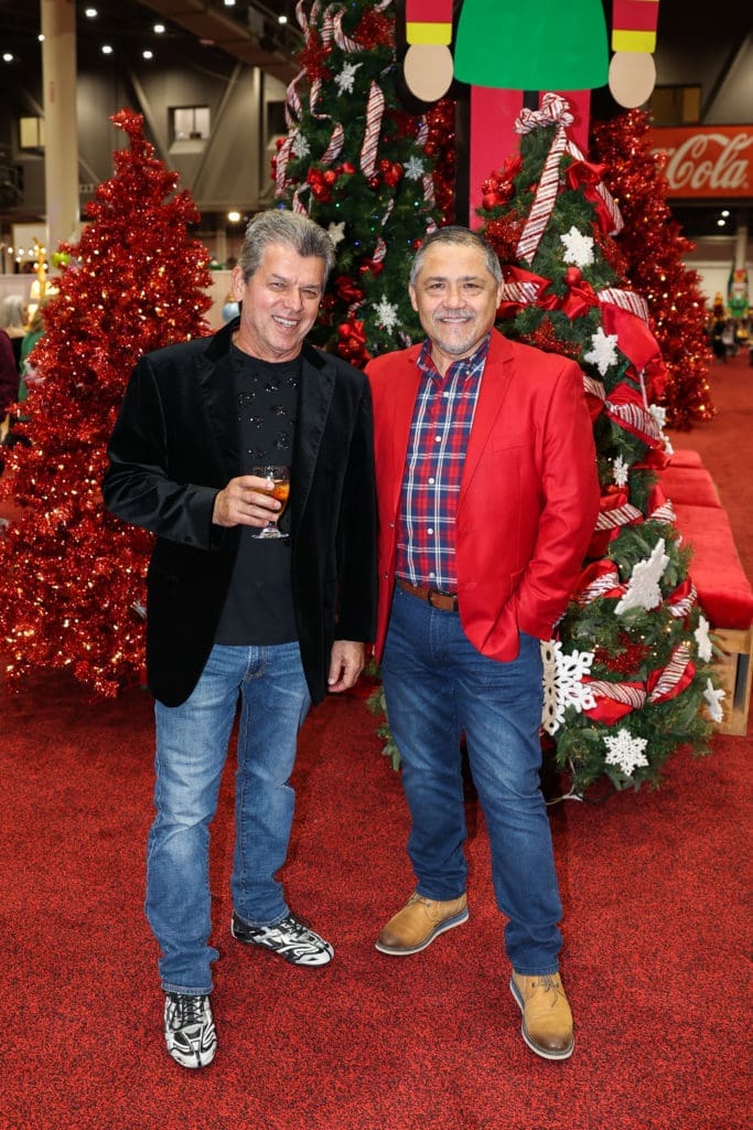 Don Murphy, Bruce Padilla at the Houston Ballet Nutcracker Market Preview Party. (Photo by Melissa Taylor)