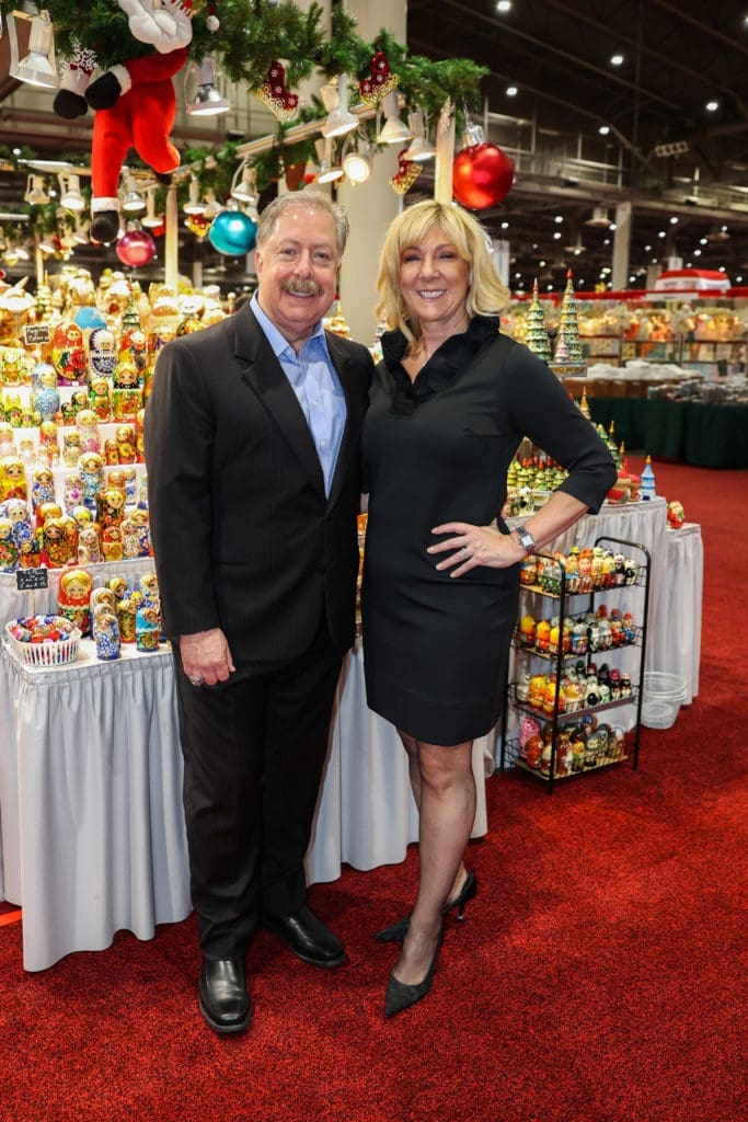 Sam & Denise Malone at the Houston Ballet Nutcracker Market Preview Party (Photo by Melissa Taylor)