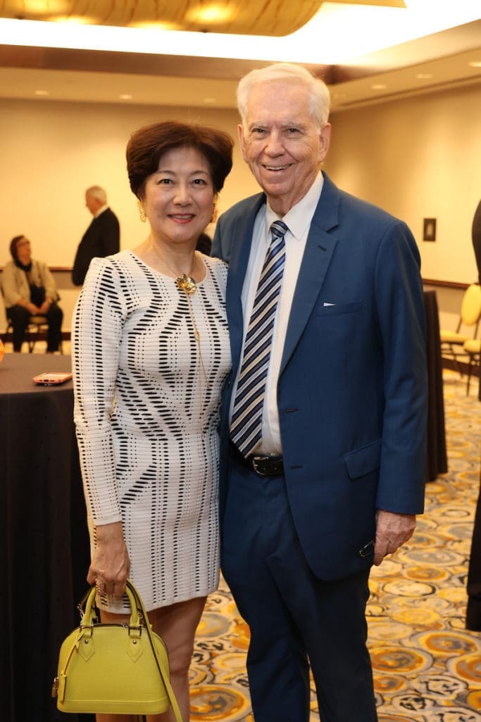 Lily & Charles Foster at Holocaust Museum Houston Guardian of the Human Spirit Award luncheon.