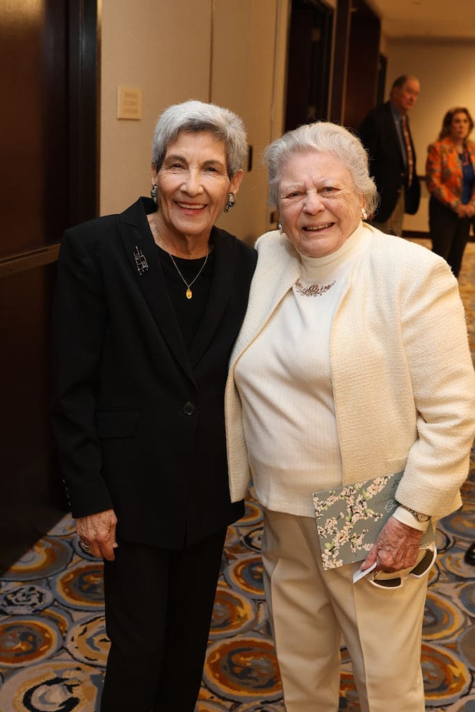 Holocaust Survivors Chaja Verveer, Dr. Anna Steinberger at Holocaust Museum Houston Guardian of the Human Spirit lucheon.