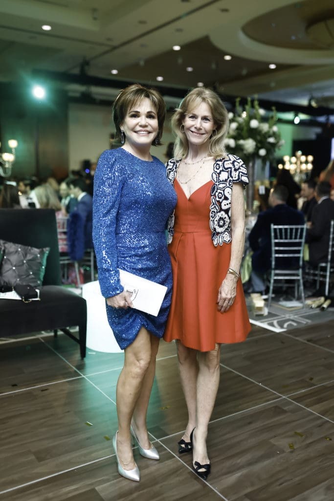 Hallie Vanderhider, Cheryl Byingon at Una Notte in Italia (Photo by Quy Tran)