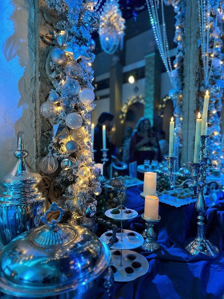 British bites and sweet treats are among the food offerings.