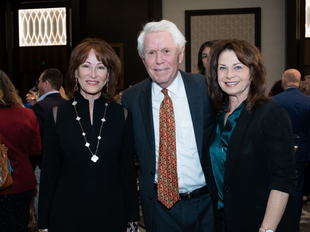 Janiece Longoria, Tom & Debra Perich at State Senator John Whitmire's official announcement of his candidacy for Houston mayor with Tillman Fertitta and the host committee at the Post Oak Hotel at Uptown Houston. (Photo by F. Carter Smith)