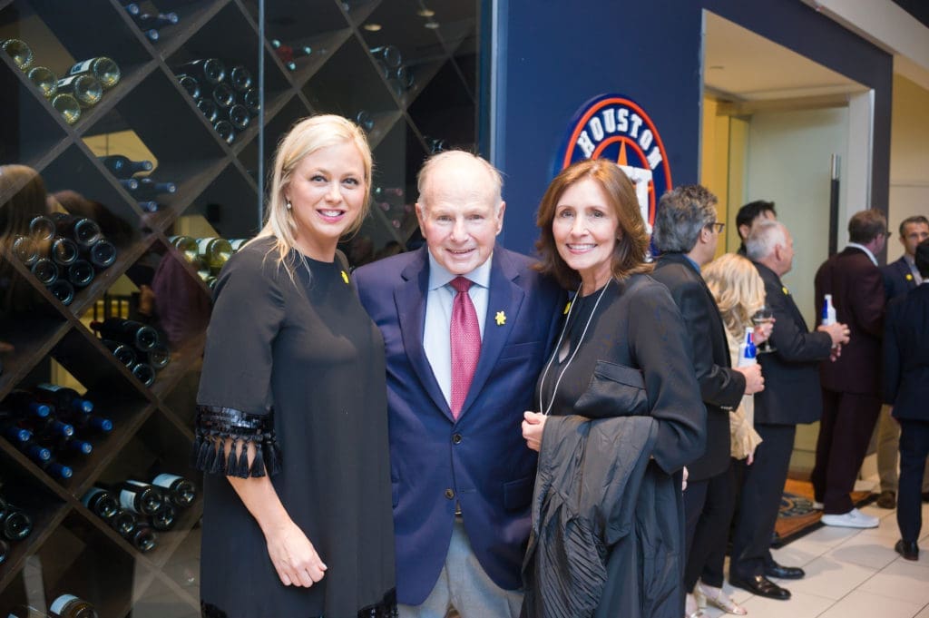 Sunshine Kids executive director Jennifer Wisler, dinner chairs Don Sanders & Laura Moore the Sunshine Kids 40th anniversary celebration (Photo by Daniel Ortiz)