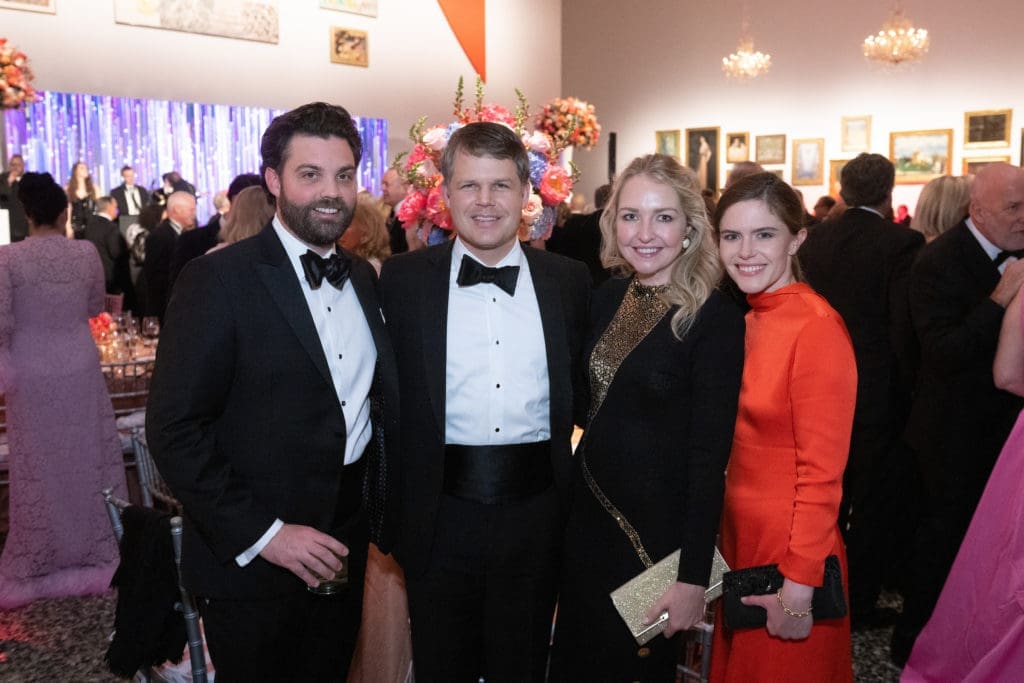Keefer Lehner, Alex & Ali Weaver, Laura Lehner at the Museum of Fine Arts Houston Grand Gala Ball   (Photo by Jenny Antill)