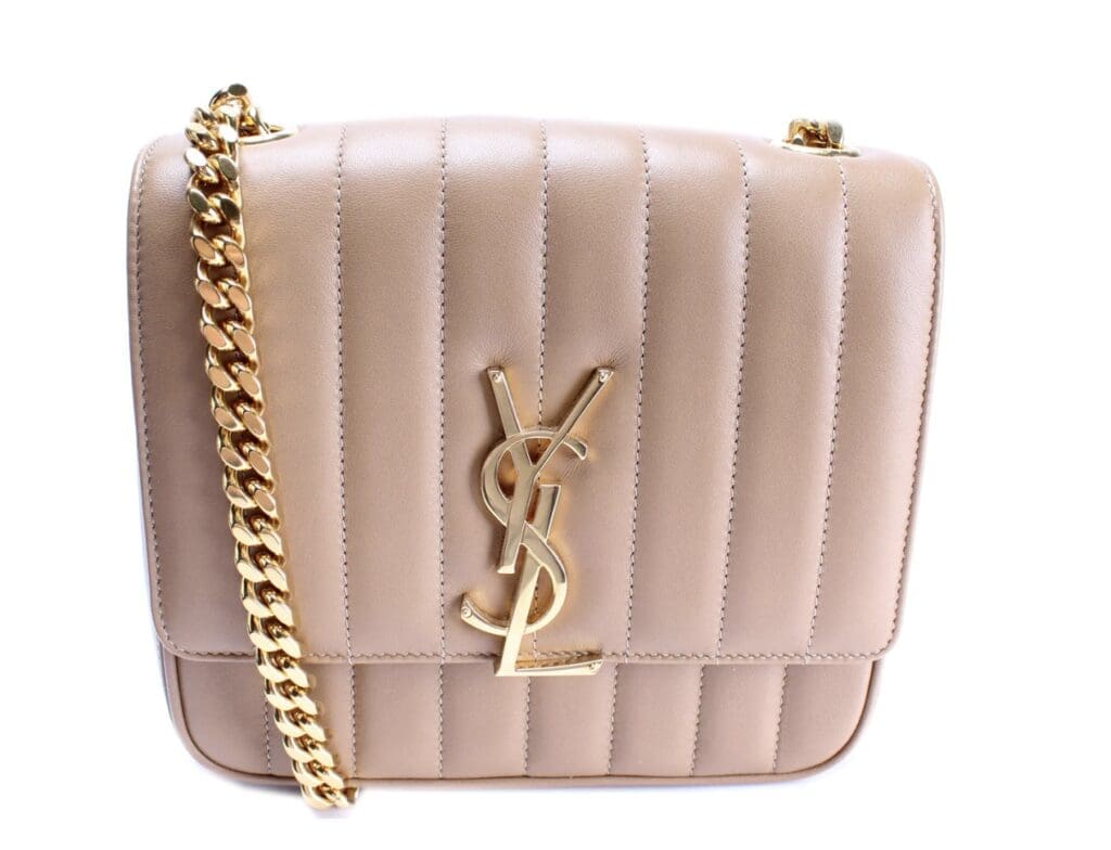 Saint Laurent Vicky Medium Chain Bag Lambskin