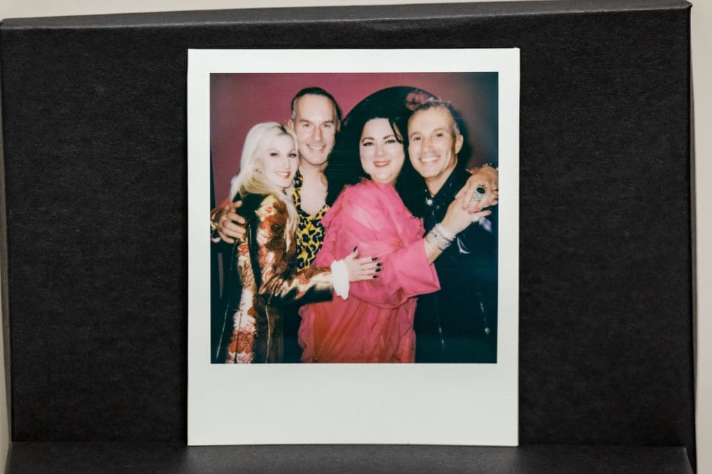 Kelly B, Brian Bolke, Ashley Longshore, Faisal Halum (Photo by Bruno Snap the Picture and Polaroids by Ashley Longshore and Ali Williams)