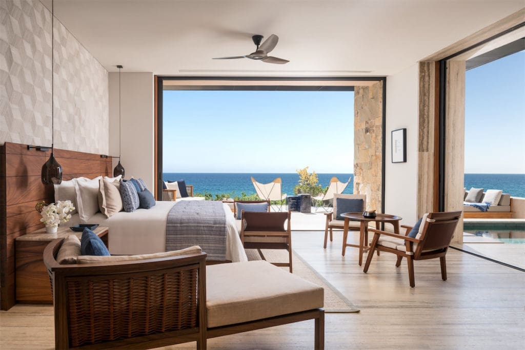 A king room at Zadún, a Ritz-Carlton Reserve offers ocean views and lots of space.