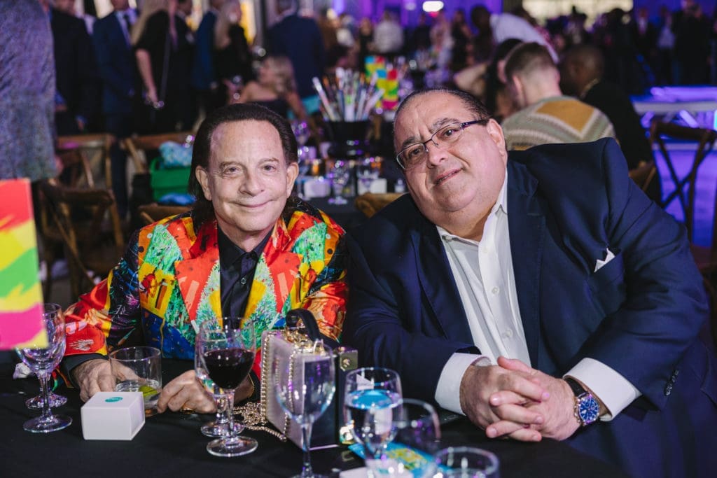 Lester Marks, Al Kashani at the Houston Arts Alliance Add on Art Gala (Photo by Johnny Than)