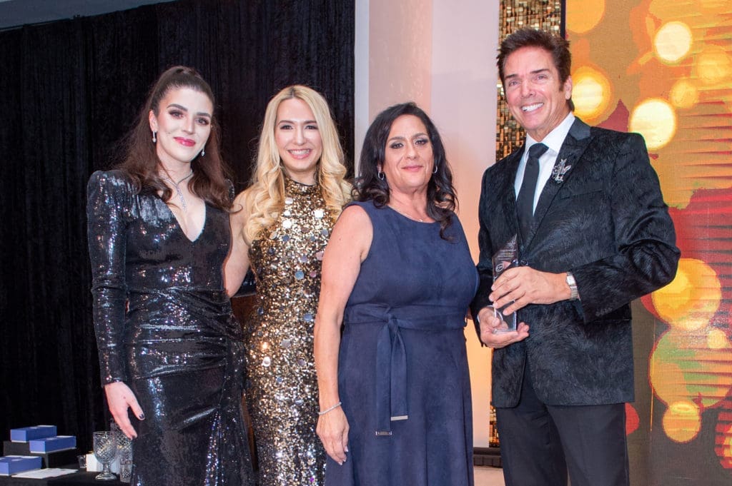 Mica Piro, Anna Kaplan, Sandi Mercado, Lenny Matuszewski at the Citizens for Animal Protection gala (Photo by Daniel Ortiz)