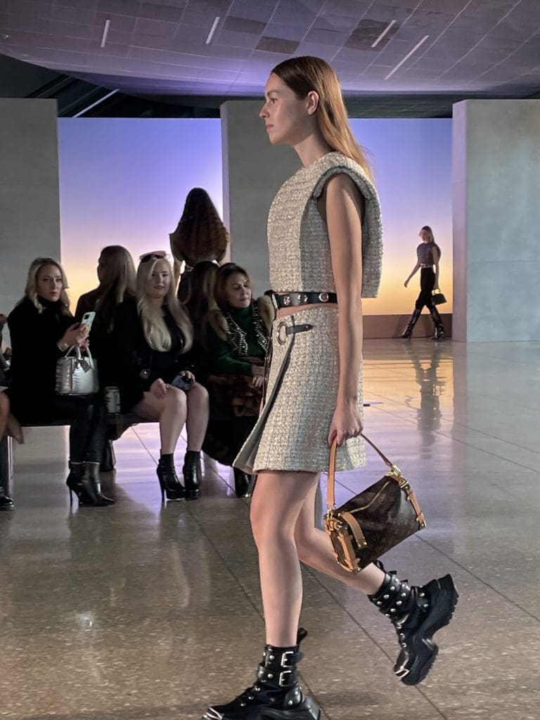 Boxy crop tops with cinched belts. Photo by Courtney Dabney.