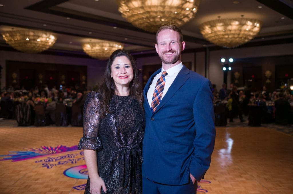 Rachel Feiertag, Jake Stafford at the Ronald McDonald House gala. (Photo by Daniel Ortiz)