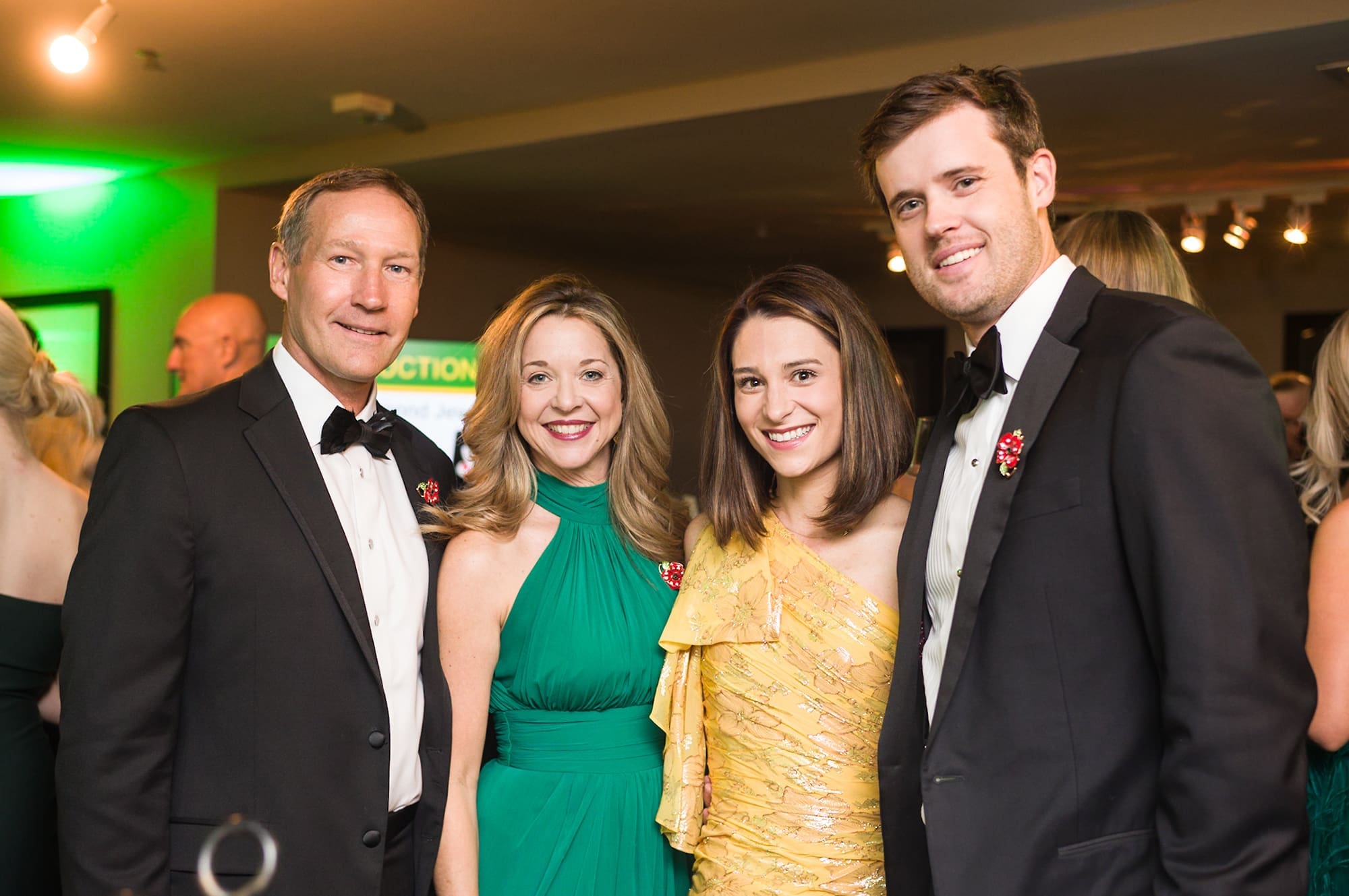 Ron Finck, Julie Finck, Morgan Relyea Colt, Walker Colt; Photo by Daniel Ortiz