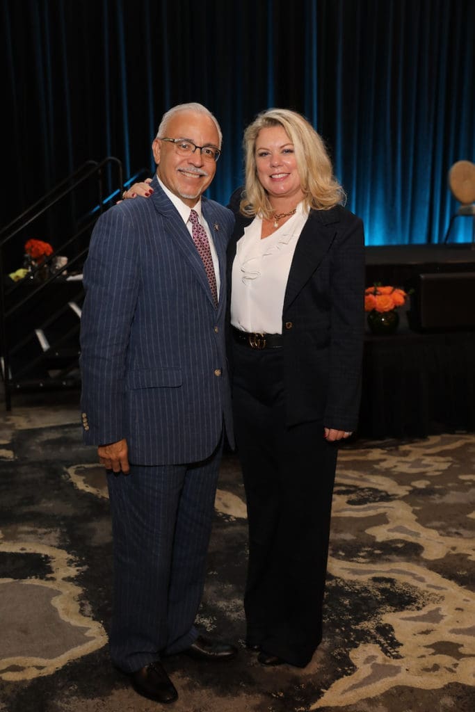 Sponsor attorney Benny Agosto & Nichole Agosto at the Women of Substance luncheon. (Photo by Priscilla Dickson)