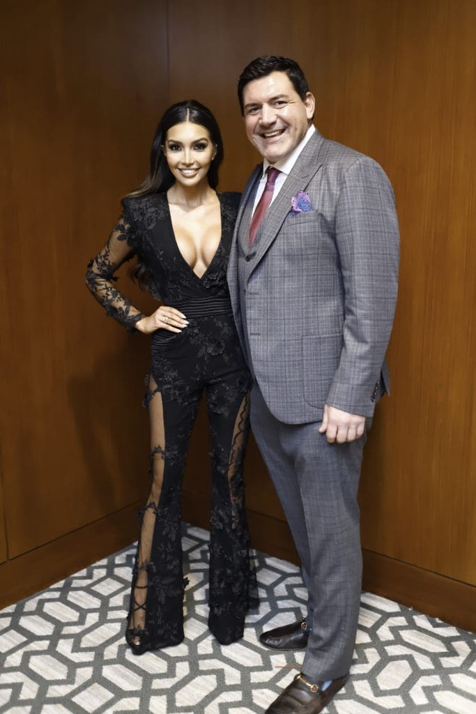 Victoria Hinojosa, Rob Bailey at Una Notte in Italia (Photo by Quy Tran)