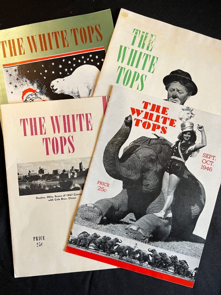 The sale includes vintage circus memorabilia — Morton attended the Ringling School of Art and designed for several shows. (Photo by Dallas Estate Sellers)